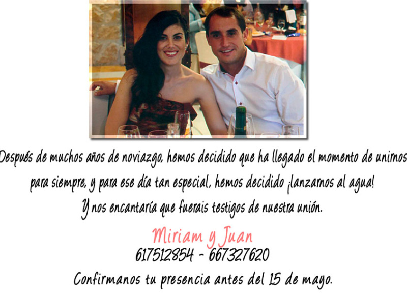 invitacion juan y miriam